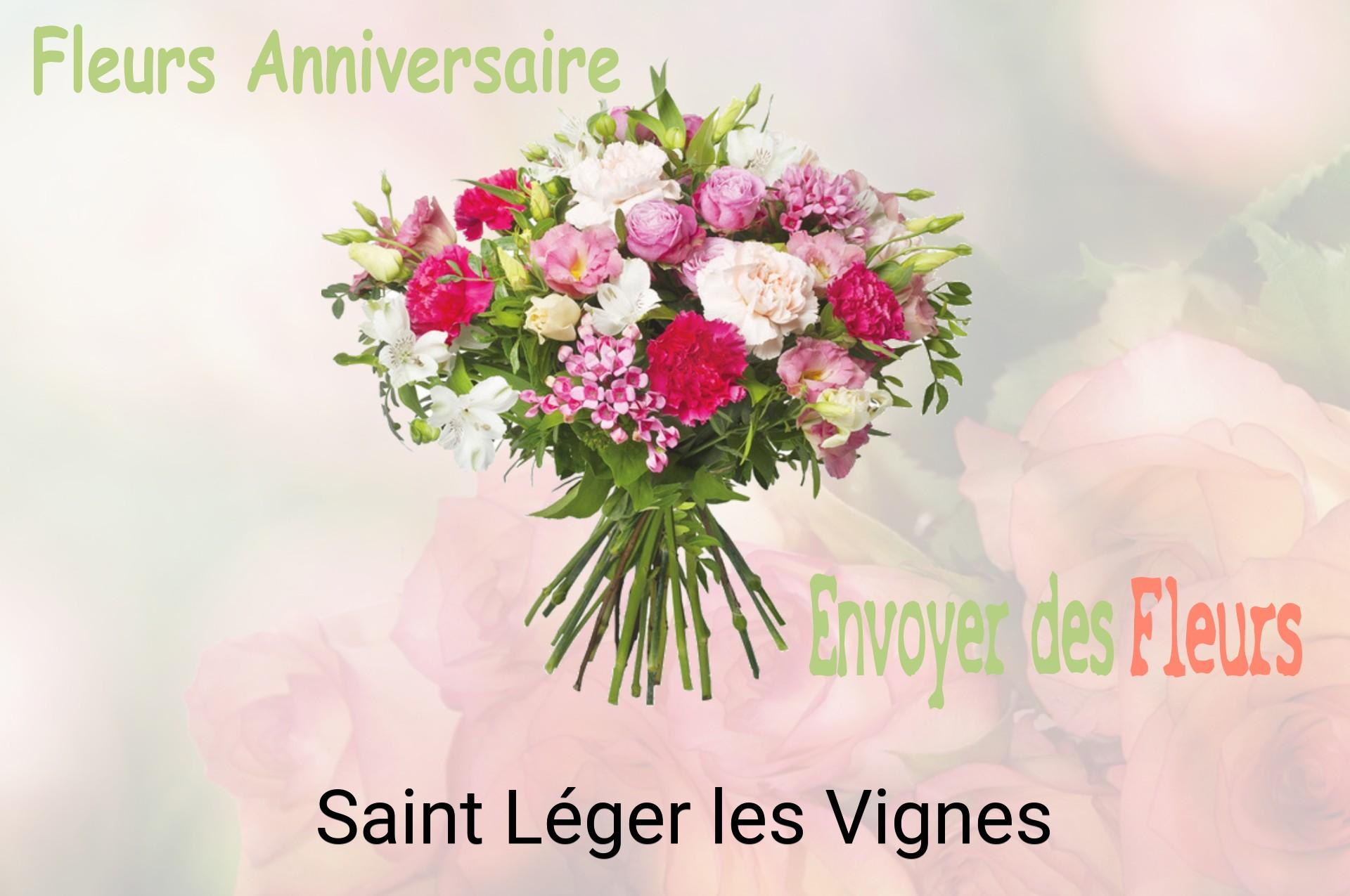 Bouquet de fleurs d’anniversaire livré à Saint-Léger-les-Vignes