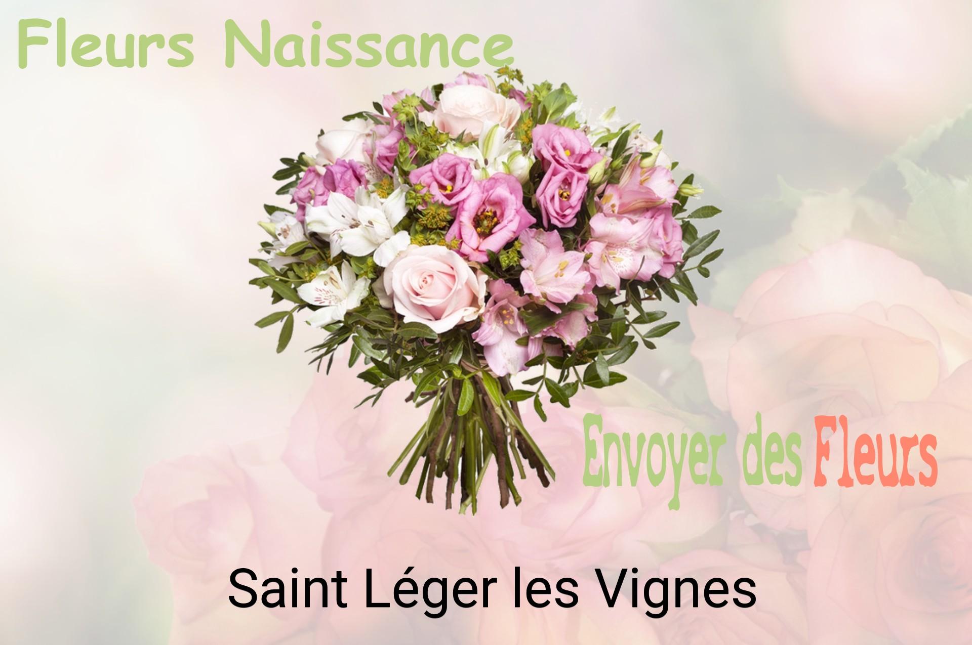 Bouquet de fleurs de naissance livré à Saint-Léger-les-Vignes